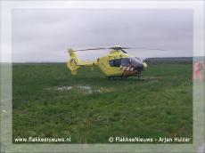 Foto behorende bij Persoon valt van vier meter hoge steiger