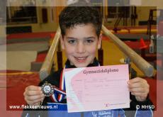 Foto behorende bij Tweede plaats voor 7-jarige Dennis Swinkels