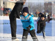 Foto behorende bij Op en top schaatsplezier
