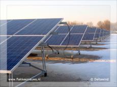 Foto behorende bij Zonnepark Ouddorp aan Zee is in aanbouw