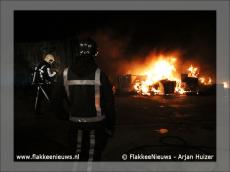 Foto behorende bij Middelbrand bij mileustraat Middelharnis