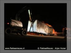 Foto behorende bij Middelbrand bij mileustraat Middelharnis
