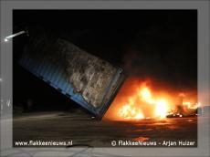 Foto behorende bij Middelbrand bij mileustraat Middelharnis