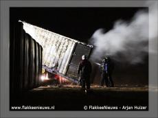 Foto behorende bij Middelbrand bij mileustraat Middelharnis