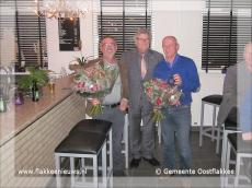 Foto behorende bij Gemeentepenning voor de heren De Graaf en Van Zanten
